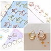 40Pcs 2 Colors Iron Paper Clips AJEW-SP0002-98A-6