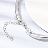 Alloy Flow Water Choker Necklaces for Women AL-CBA9074-01P-3