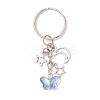 Transparent Baking Paint Glass Keychains KEYC-JKC01284-4