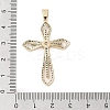 Real 18K Gold Plated Brass Micro Pave Cubic Zirconia Pendants KK-A209-07C-G-3