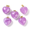 Dyed Natural Jade Pendants G-J386-H14-G-1