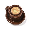 Resin Coffee Miniature Ornaments DOLL-P002-A01-2
