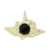 Paper Crane & Sunflower Alloy Enamel Pin Backs for Clothes for Women LS-JEWB-F043-02C-2