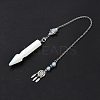 Synthetic Opalite Pointed Dowsing Pendulums G-I322-01P-05-3