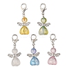 Heart Angel Acrylic Pendant Decoration HJEW-JM03805-01-S-1