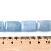 Natural Dyed Quartz Imitation Aquamarine Beads Strands G-S386-A10-5