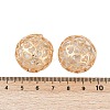 Brass with Clear Cubic Zirconia Pendants KK-G532-24G-3