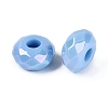 Opaque Acrylic European Beads OACR-E033-23E-2