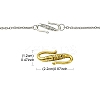20Pcs Tibetan Style Alloy S-Hook Clasps TIBE-YW0002-04AG-3