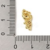 Brass Micro Pave Clear Cubic Zirconia Pendants KK-R162-004H-G-3