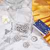 DIY 16Pcs 8 Style Rack Plating 304 Stainless Steel Pendants STAS-SC0004-81-6