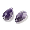 Natural Amethyst Pendants G-H007-08B-2