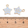 Alloy Enamel Pendants ENAM-G235-14G-03-3