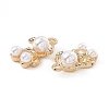 ABS Plastic Imitation Pearl Pendants PALLOY-K259-06G-3