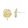 Alloy Stud Earring Findings PALLOY-N150-80LG-3