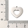 Non-Tarnish 304 Stainless Steel Pendants STAS-Q301-19P-3