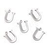 Tarnish Resistant 304 Stainless Steel Alphabet Charms STAS-H122-U-P-2