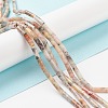 Natural Crazy Lace Agate Beads Strands X-G-F247-33-2