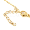 Brass Micro Pave Clear Cubic Zirconia Pendant Necklaces NJEW-M220-01C-G-3