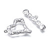 Brass Toggle Clasps KK-N233-142P-3