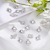 16Pcs 4 Styles Playing Card Theme Charm FIND-LP0005-93-1
