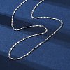 Brass Link Chain Necklaces for Women NJEW-D302-12P-5