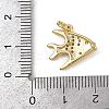 Brass Micro Pave Cubic Zirconia Pendants KK-Z120-01G-01-3