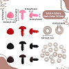 40Pcs 4 Colors Plastic Safety Noses FIND-GF0005-74B-2