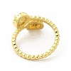 Cubic Zirconia Square Cuff Ring KK-A180-27G-2