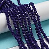 Opaque Glass Beads Stands EGLA-A035-P4mm-D09-3
