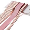 9 Yards 3 Styles Tartan Print Polyester Ribbon SRIB-C002-01H-1
