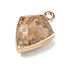 Natural Picture Jasper Pendants G-K422-01G-10-2