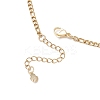 Summer Beach 304 Stainless Steel Starfish Dolphin & Natural Freshwater Shell Teardrop Pendant Necklaces for Women NJEW-JN05402-5
