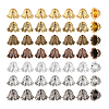112Pcs 7 Colors Tibetan Style Alloy Bead Caps FIND-PH0023-83-7