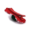 Christmas Theme Cloth Felt Fabric Alligator Hair Clip OHAR-R100-01E-5