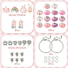 DIY Cartoon Resin & Alloy European Beads Bracelets Making Kits DIY-FS0007-21-2
