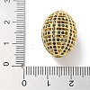 Rack Plating Brass Micro Pave Cubic Zirconia Beads KK-L224-024G-3
