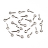 Non-Tarnish 304 Stainless Steel Screw Eye Pin Peg Bails X-STAS-E044-07P-02-3