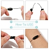 20Pcs 5 Colors Plastic Breakaway Clasps KY-YW0001-74-3