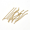 Brass Ball Chain Links connectors X-KK-T032-176G-2