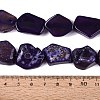 Dyed Natural Agate Beads Strands G-Q606-23E-04-4
