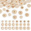 120Pcs 6 Styles Wooden Buttons BUTT-TA0001-33-2