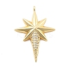 Brass Micro Pave Cubic Zirconia Pendants KK-L209-083G-1