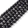 Natural Silver Obsidian Beads Strands G-D083-01A-1