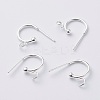 304 Stainless Steel Half Hoop Earrings LS-X-STAS-Z028-B02-S-2