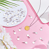 120Pcs Tibetan Style Alloy Glue On Flat Pad Pendant Bails FIND-HY0004-73-4