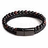 Natural Tiger Eye Beaded Bracelets PW24070691972-1