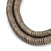 Electroplated Synthetic Non-magnetic Hematite Beads Strands G-H020-M01-21-3
