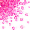 300Pcs Frosted Transparent Glass Beads GLAA-TA0002-78B-2