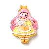 Cartoon Girls Opaque Resin Decoden Cabochons RESI-S392-06A-06-1